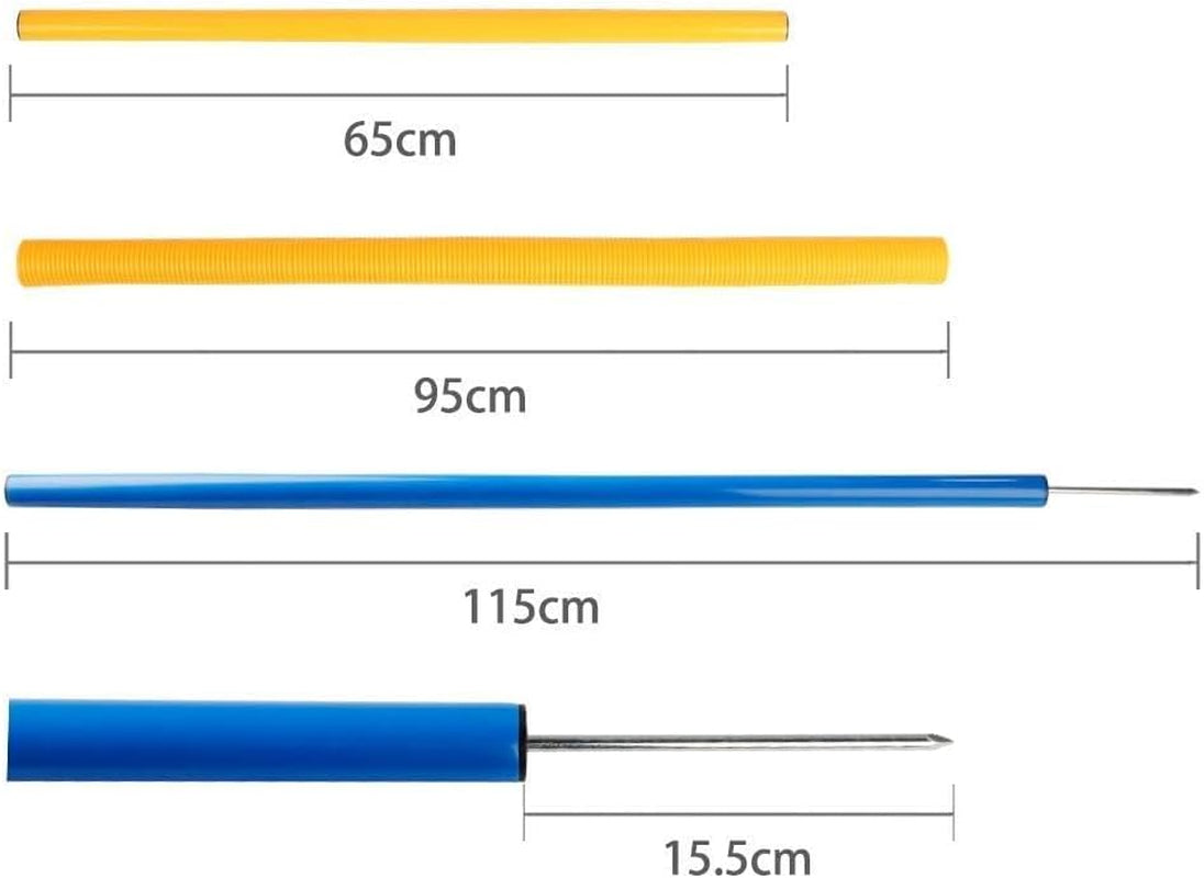 Dog Training Exercise Equipment,Puppy Agility Training Kit, Jump Ring Outdoor,Playground Equipment Outdoor,Dog Agility Jumps for Backyards, Parks, and Playgrounds