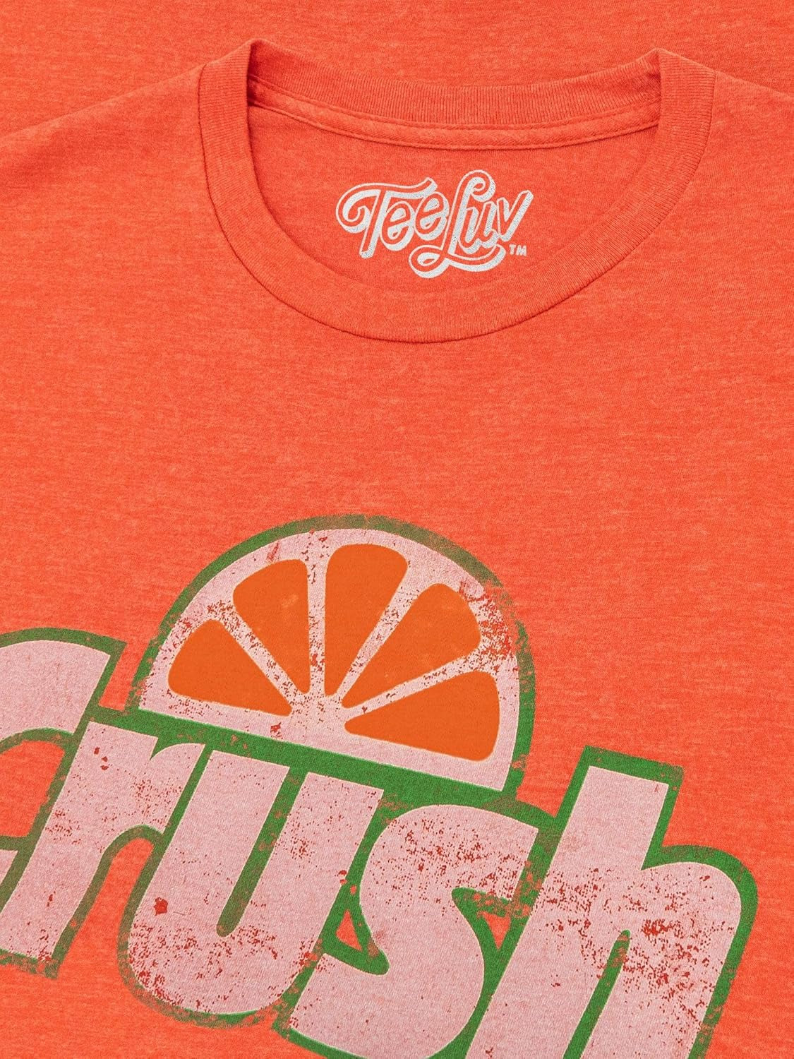 Men'S Faded Orange Crush Shirt - Retro Crush Soda Logo T-Shirt