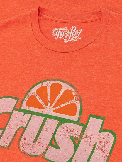 Men'S Faded Orange Crush Shirt - Retro Crush Soda Logo T-Shirt