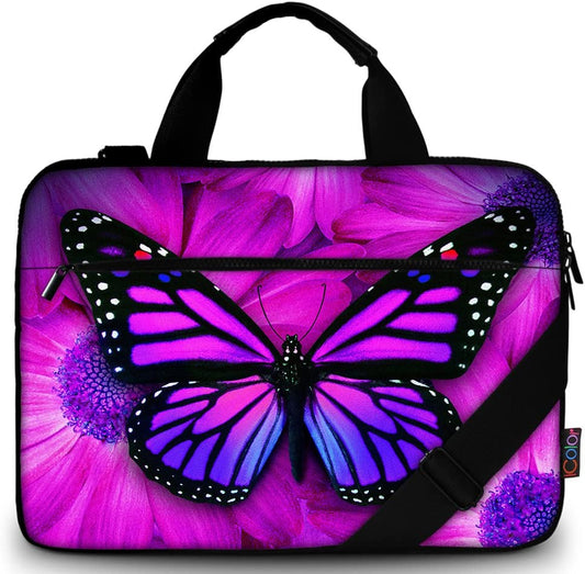 Canvas Laptop Carrying Shoulder Sleeve Carrying Case Protective Bag Briefcase for 11.6 12 12.9 13 13.3 Inches Laptop Ultrabook Netbook (Csh-02)