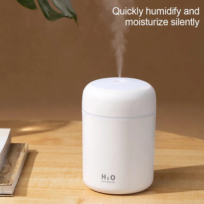 300Ml Ultrasonic Aromatherapy Aroma Essential Oil Diffuser Quiet Air Humidifier for Car, Office, Bedroom