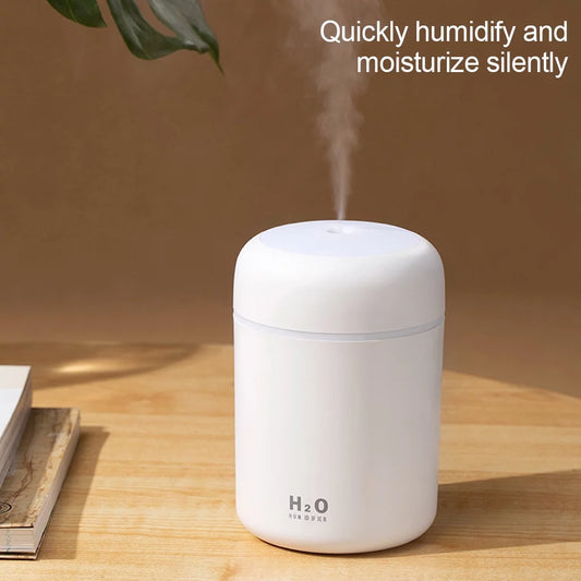 300Ml Ultrasonic Aromatherapy Aroma Essential Oil Diffuser Quiet Air Humidifier for Car, Office, Bedroom