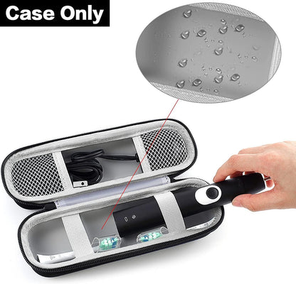 Toothbrush Travel Case Compatible with Oral-B Pro 1000 2000 3000 3500 5000 7500/ for Philips Sonicare Protectiveclean 4100 6100 5100 6500 7500 Rechargeable Electric Toothbrush (Box Only) -Black